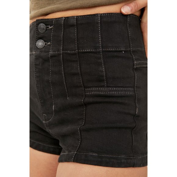🎉LAST CHANCE🎉 FREE PEOPLE Jayde Micro Shorts / Last Night - Picture 2 of 7